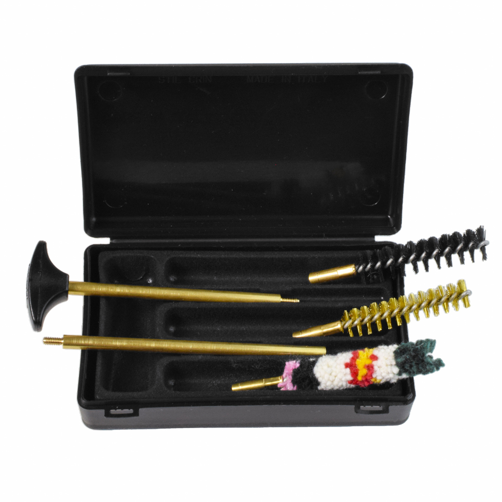 Cleaning kit with brass rod 2pcs – 3 brushes