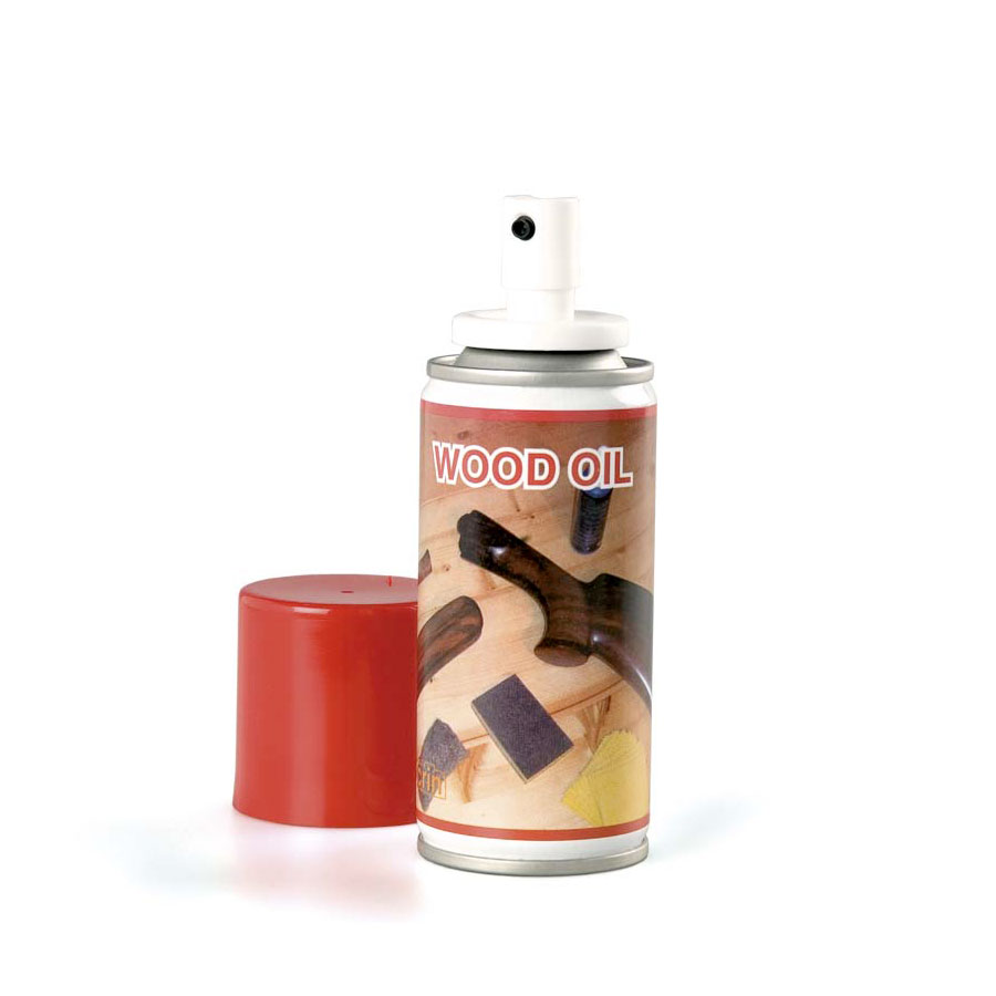 Stock finishing oil in no CFC spray can 100ml Box of 24pcs